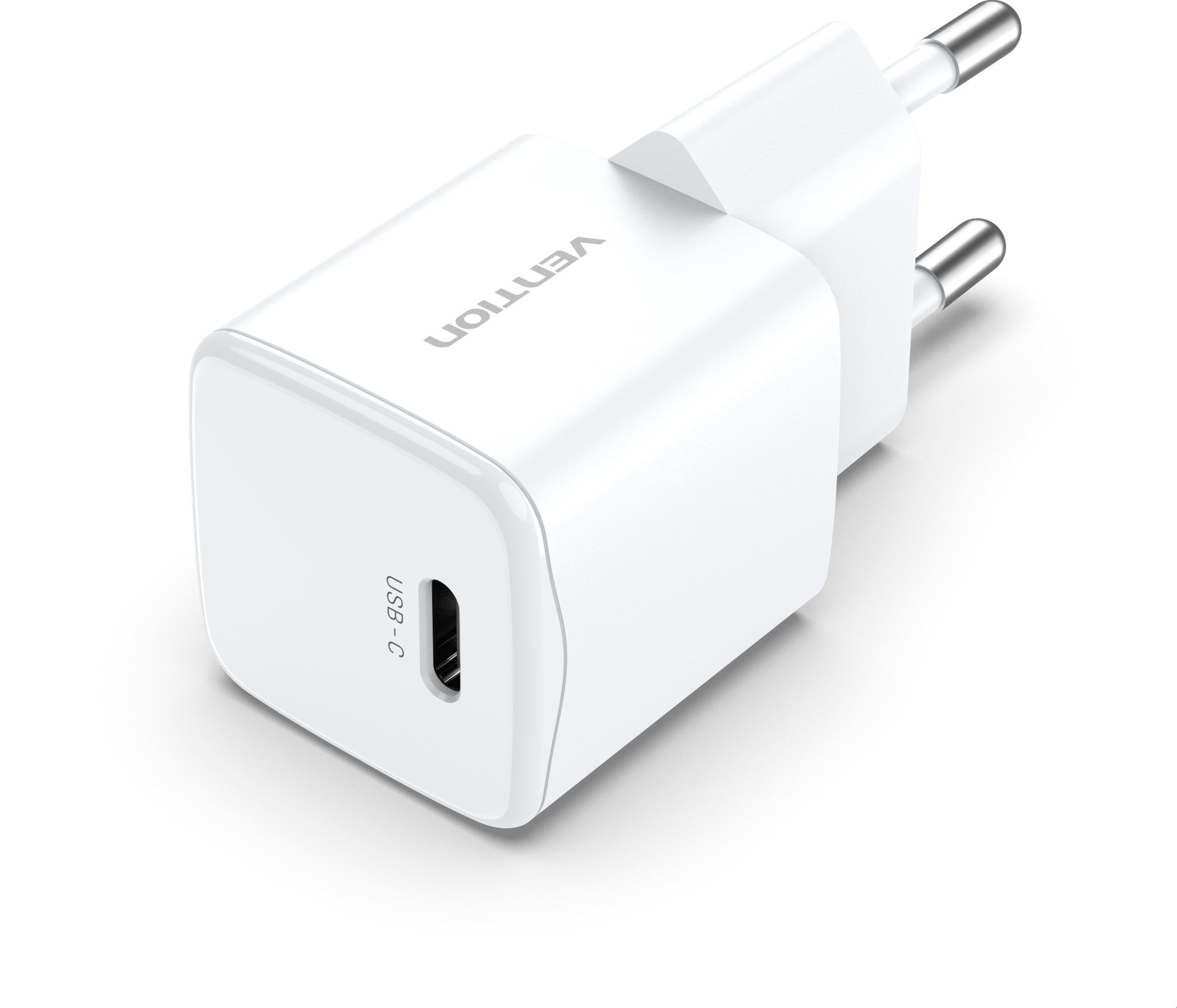Vention Ultramini 1-Port USB-C Wall Charger (20W) EU-Plug White...