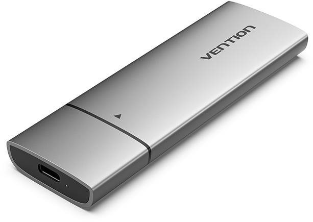 Vention M.2 NVMe SSD Enclosure (USB 3.1 Gen 2-C) Gray Aluminum...