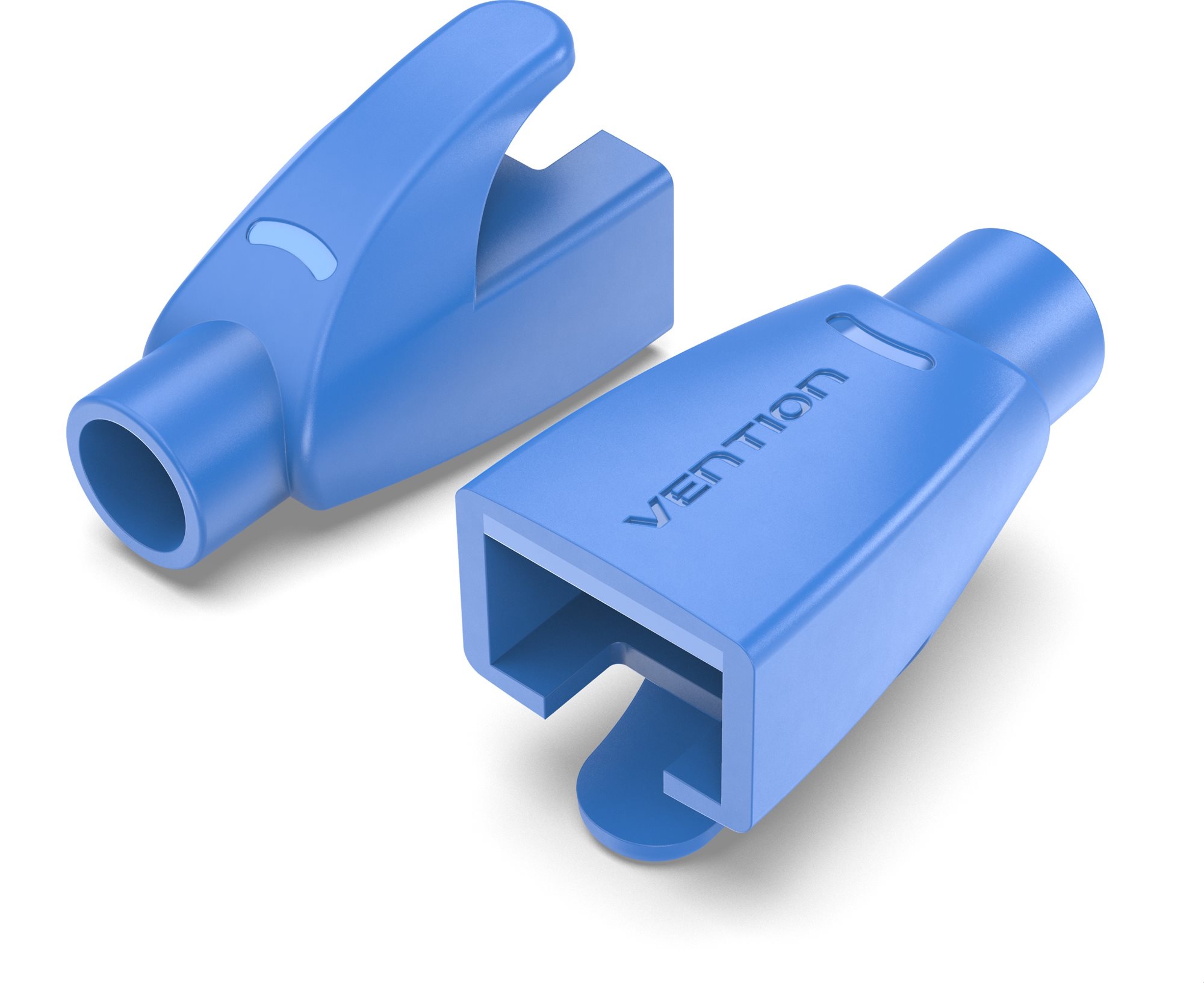 Vention RJ45 Strain Relief Boots Blue PVC Type 100 Pack Kryt...