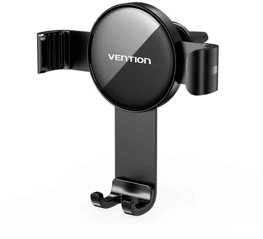 Vention Auto-Clamping Car Phone Mount With Duckbill Clip Black Disc...
