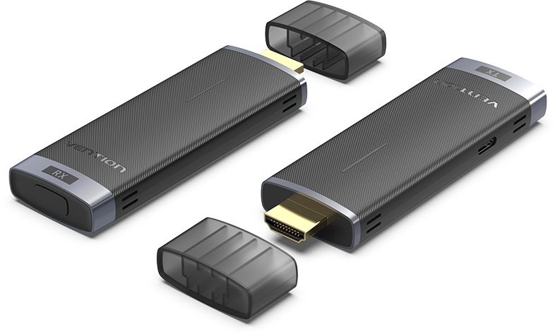 Vention Wireless HDMI Transmitter and Receiver Black Vezeték...