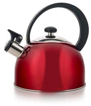 BANQUET Edelstahl Wasserkocher EVORA 2l, rot Wasserkocher