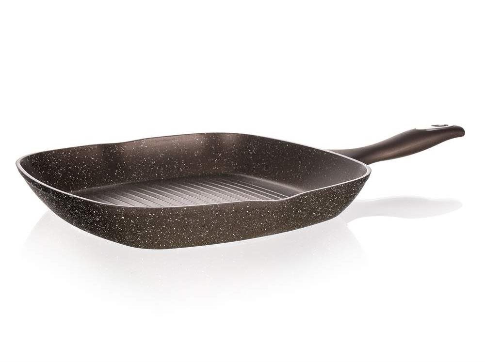 BANQUET Steak pan 28x28cm PREMIUM dark brown A12893 Pan
