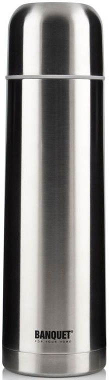 BANQUET Edelstahl-Thermosflasche 0.75l AKCENT A03142 Thermoskanne