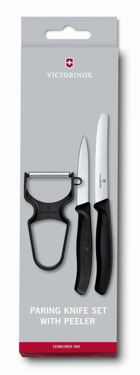 Victorinox 2er-Set Messer mit Universalschaber schwarz Set