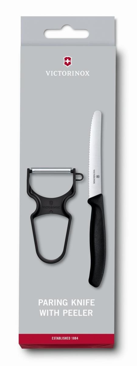 Victorinox Messerset mit Universalschaber in Schwarz Set