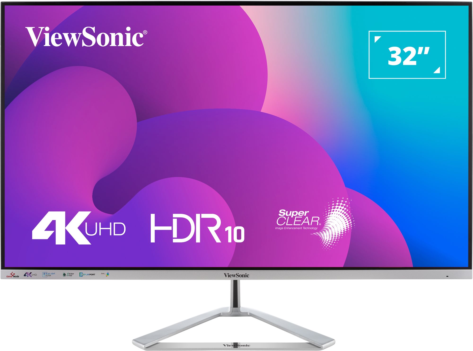 32" ViewSonic VX3276-4K-MHD LCD Monitor