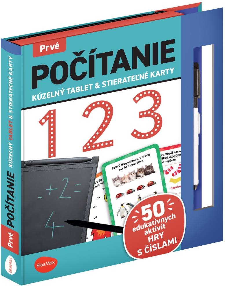 Ella & Max Kúzelný tablet & stierateľné karty – Prvé počítanie...