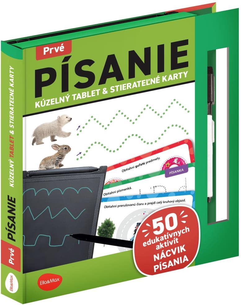 Ella & Max Kúzelný tablet & stierateľné karty – Prvé písanie...