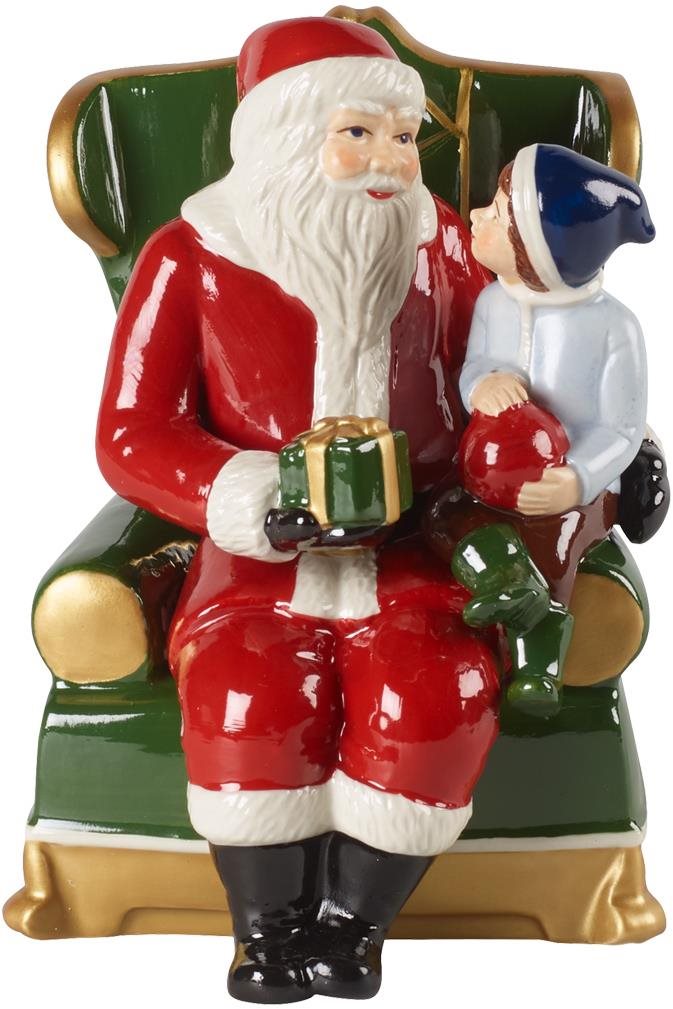 VILLEROY & BOCH Christmas Toys Santa v kresle Dekorácia