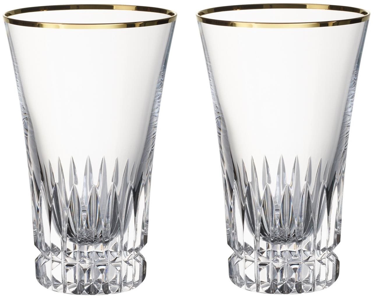 VILLEROY & BOCH Vysoký pohár z kolekcie Grand Royal Gold, 2 ks Pohár