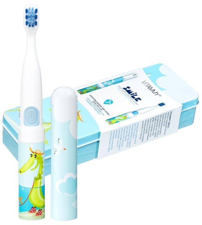 VITAMMY SMILE krokodíl, od 3 rokov Elektrická zubná kefka