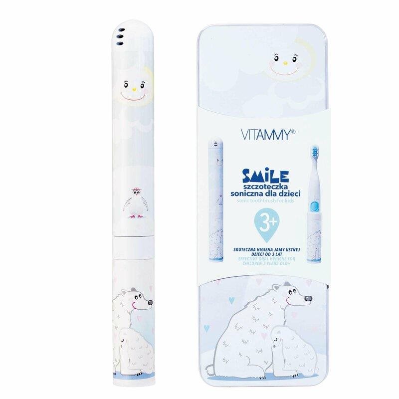 VITAMMY SMILE Ľadový medveď, od 3 rokov Elektrická zubná kefka