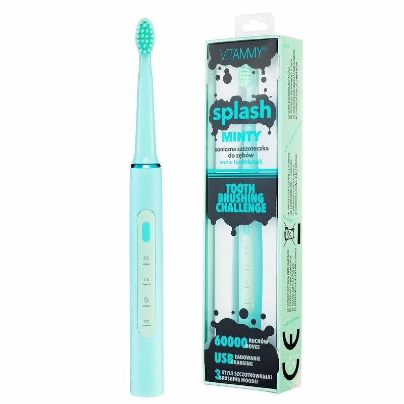 VITAMMY SPLASH, 8r+, menta Elektromos fogkefe