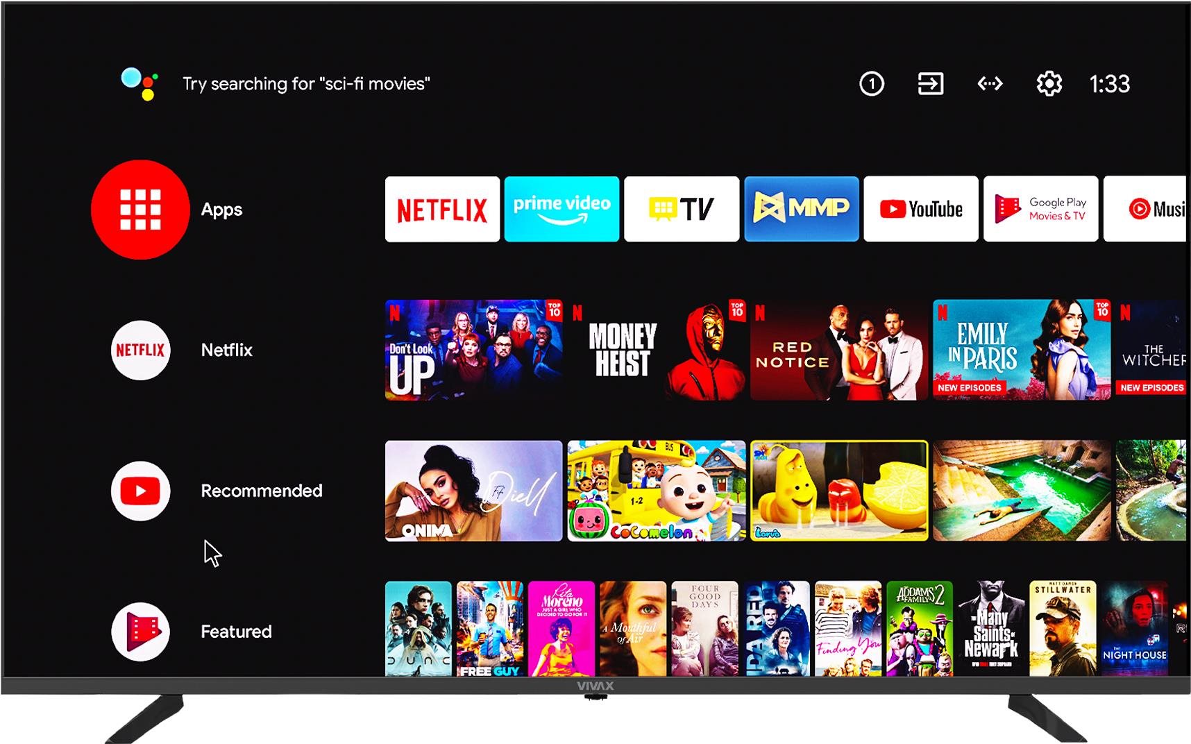 58" VIVAX 58UHD10K Televízor