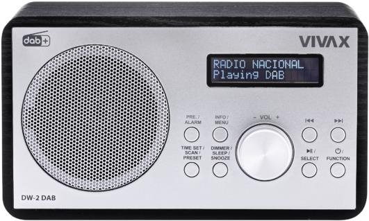VIVAX DW-2 DAB Black Rádio