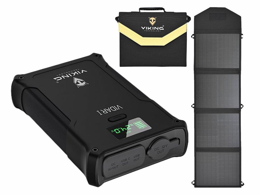 Viking VIDAR I 36000mAh és Viking L60 napelem Power bank