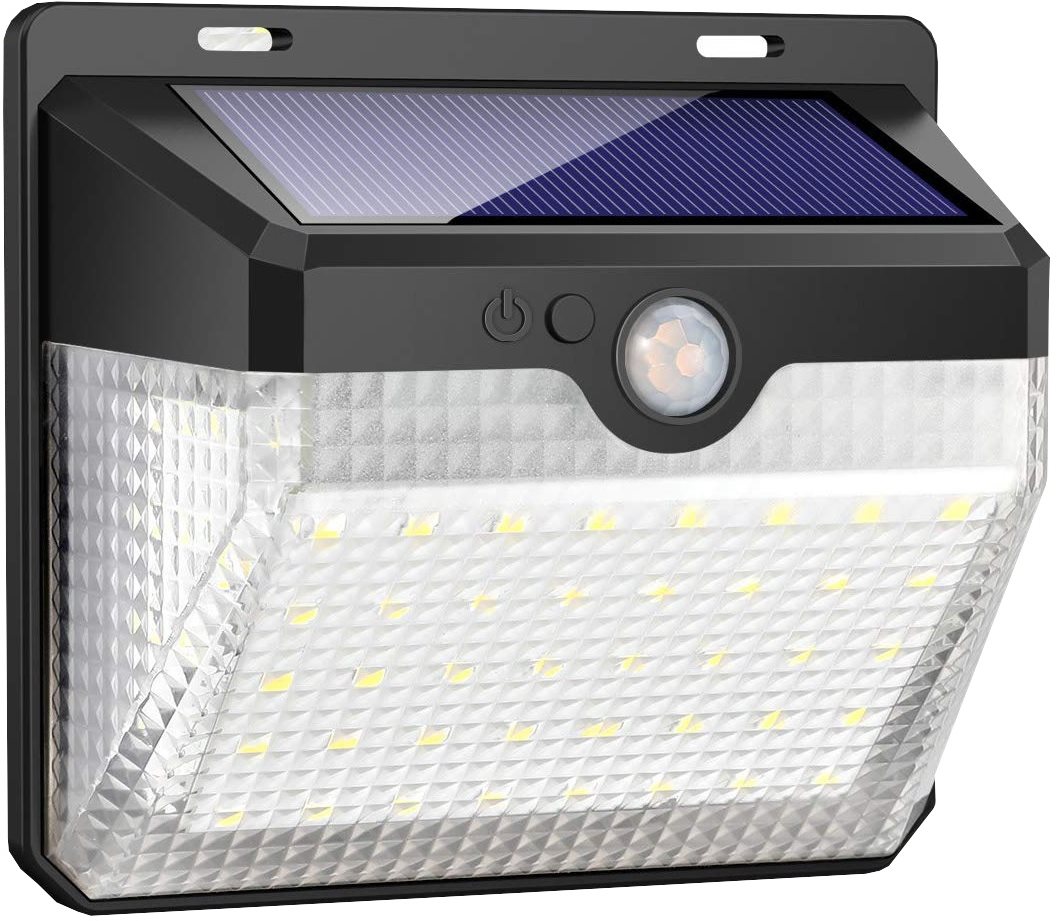 Luminaire solaire extérieur a LED Viking avec détecteur de...