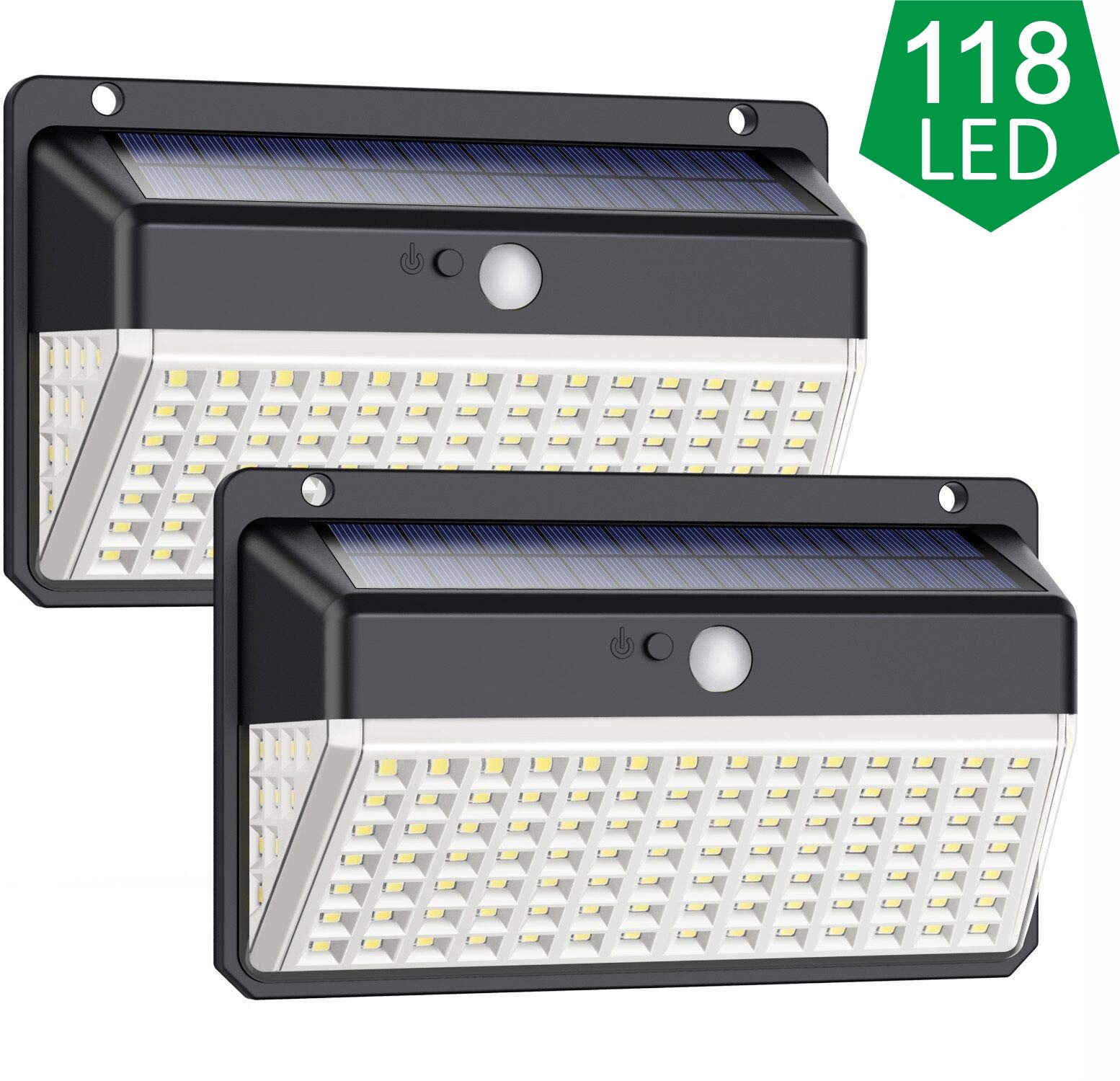 Lampe solaire a LED Viking pour l'extérieur avec détecteur de...