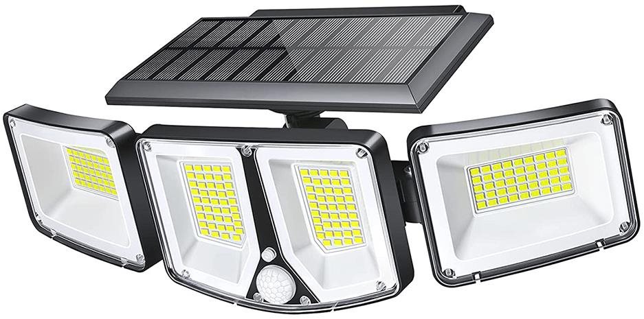VIKING S180 Vonkajšie solárne LED svetlo s pohybovým senzorom Lampa...