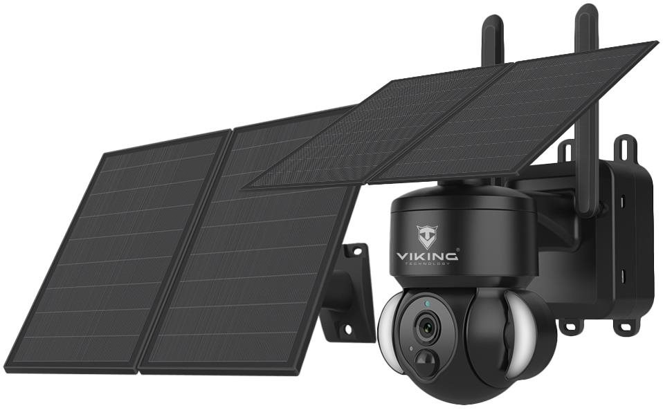 Viking HDs02 4G napelemes HD kamera, fekete IP kamera