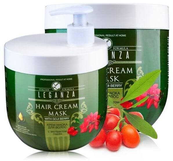 LEGANZA Hair cream Maska na vlasy s Goji 1 000 ml Maska na vlasy
