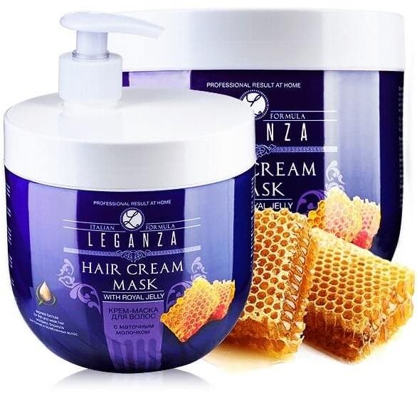 LEGANZA Hair cream Maska na vlasy s mateří kašičkou 1000 ml Maska...