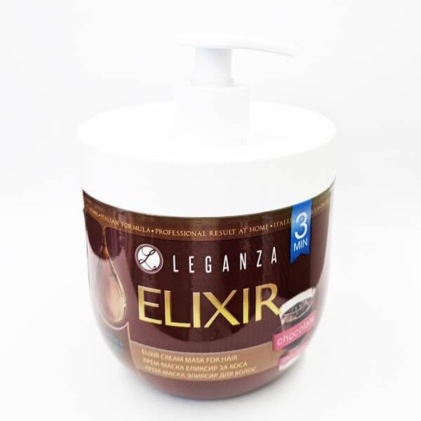 LEGANZA Elixir Maska na vlasy s čokoládovou penou 1000 ml Maska na...