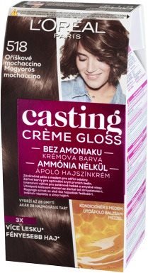 ĽORÉAL CASTING Creme Gloss 518 mogyorós mochaccino Hajfesték