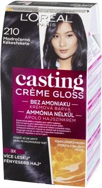 L'ORÉAL CASTING Creme Gloss 210 Modročierna Farba na vlasy