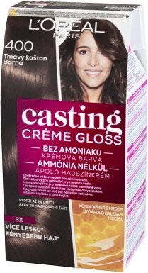 ĽORÉAL CASTING Creme Gloss 400 Tmavý gaštan Farba na vlasy