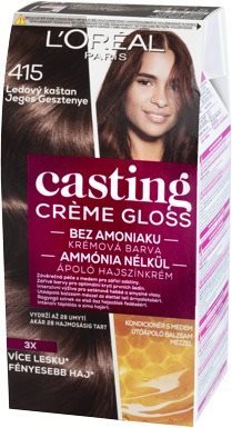 L'ORÉAL CASTING Creme Gloss 415 Ľadový gaštan Farba na vlasy