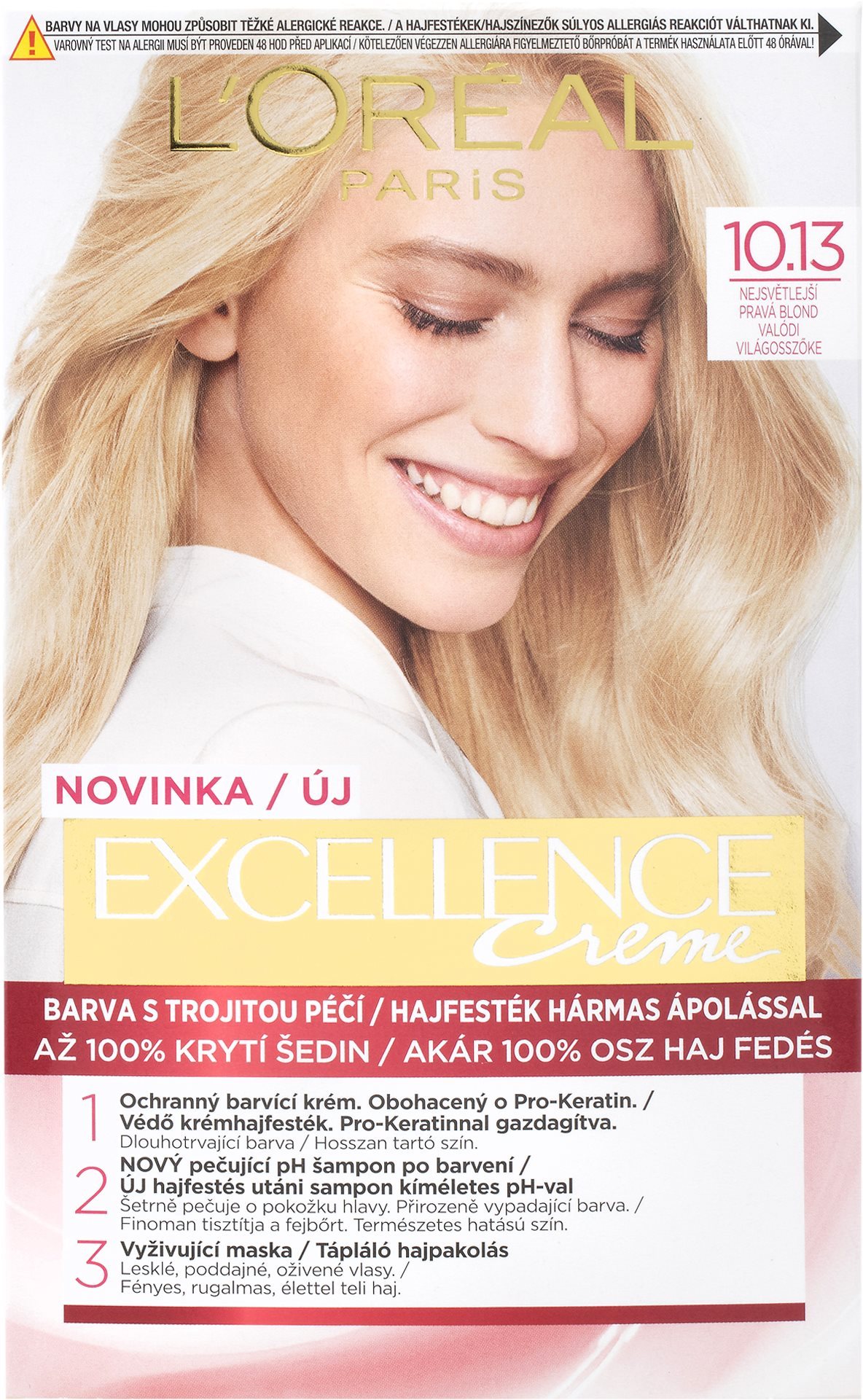 L´ORÉAL PARIS Excellence  10.13 Najsvetlejšia pravá blond Farba na...