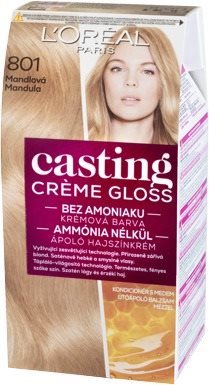 L'ORÉAL Casting Creme Gloss 801 Mandľová Farba na vlasy