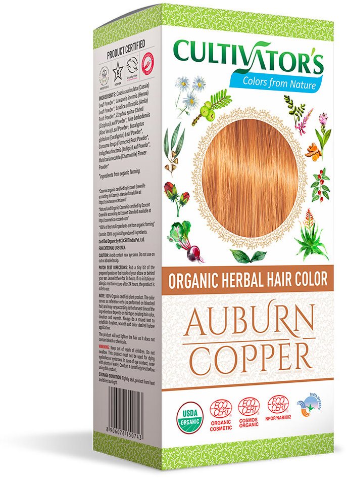 CULTIVATOR Natural 5 Svetlo hnedá medená (4× 25 g) Prírodná farba...