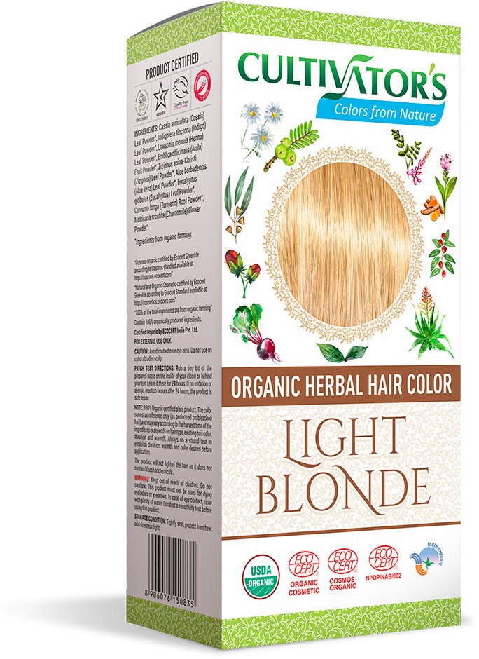 CULTIVATOR Natural 2 Světlá blond 4× 25 g Přírodní barva na vlasy