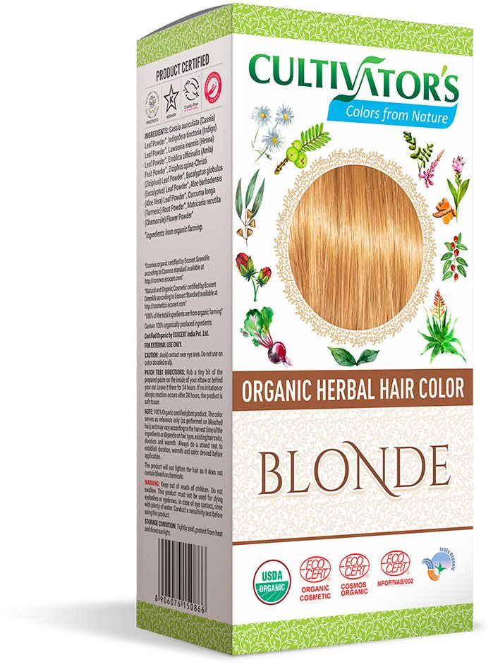 CULTIVATOR Natural 3 Blond (4× 25 g) Prírodná farba na vlasy