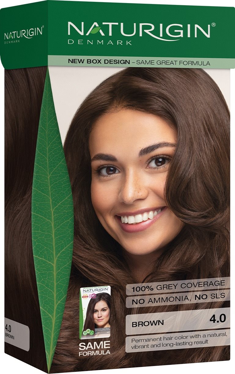 NATURIGIN Brown 4.0 (40 ml) Prírodná farba na vlasy