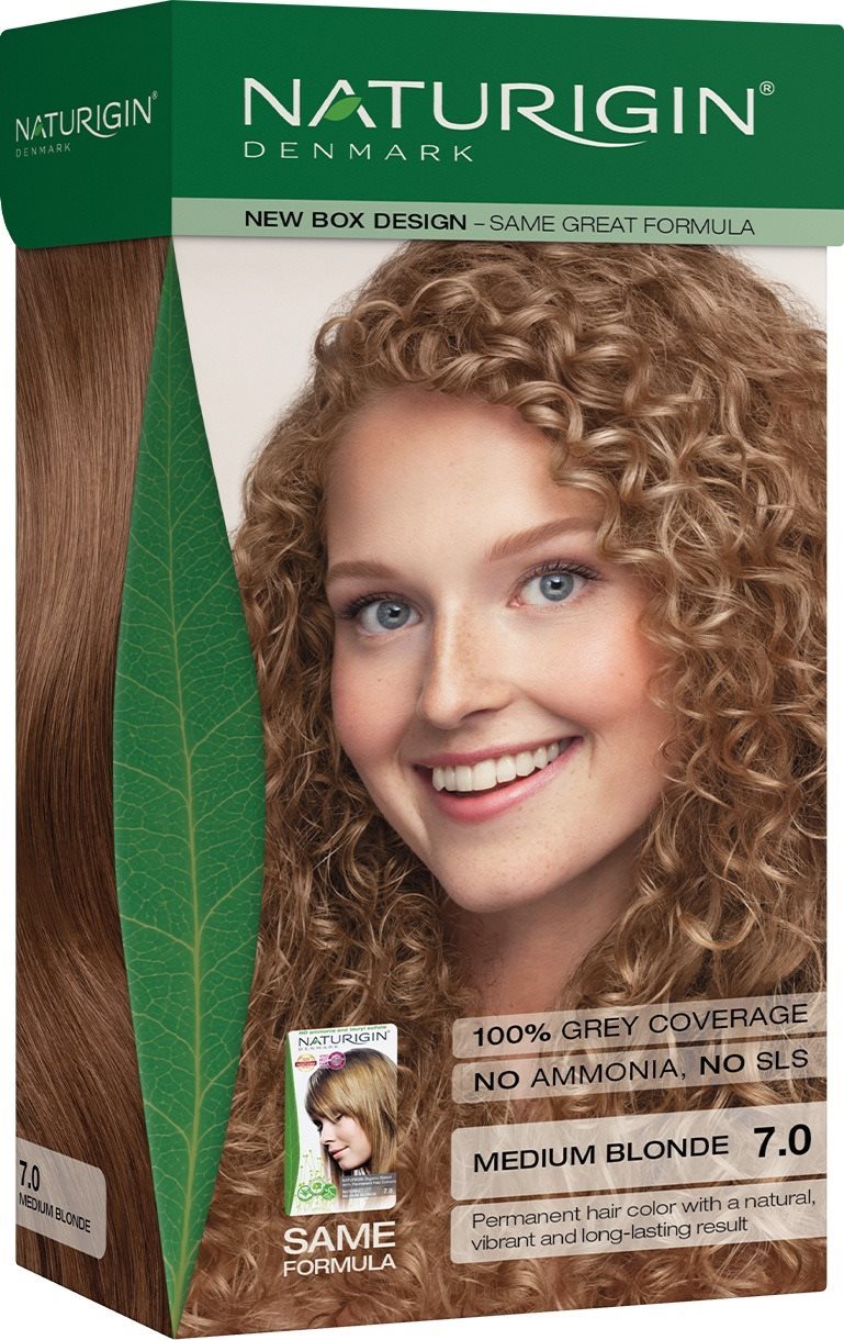 NATURIGIN 7.0 Natural Medium Blonde 40 ml Přírodní barva na vlasy