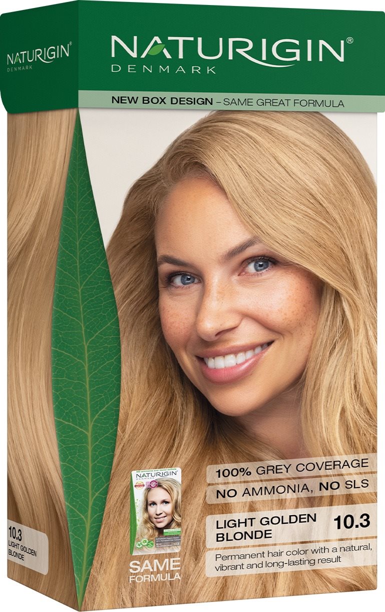 NATURIGIN 10.3 Beige Golden Blonde 40 ml Přírodní barva na vlasy