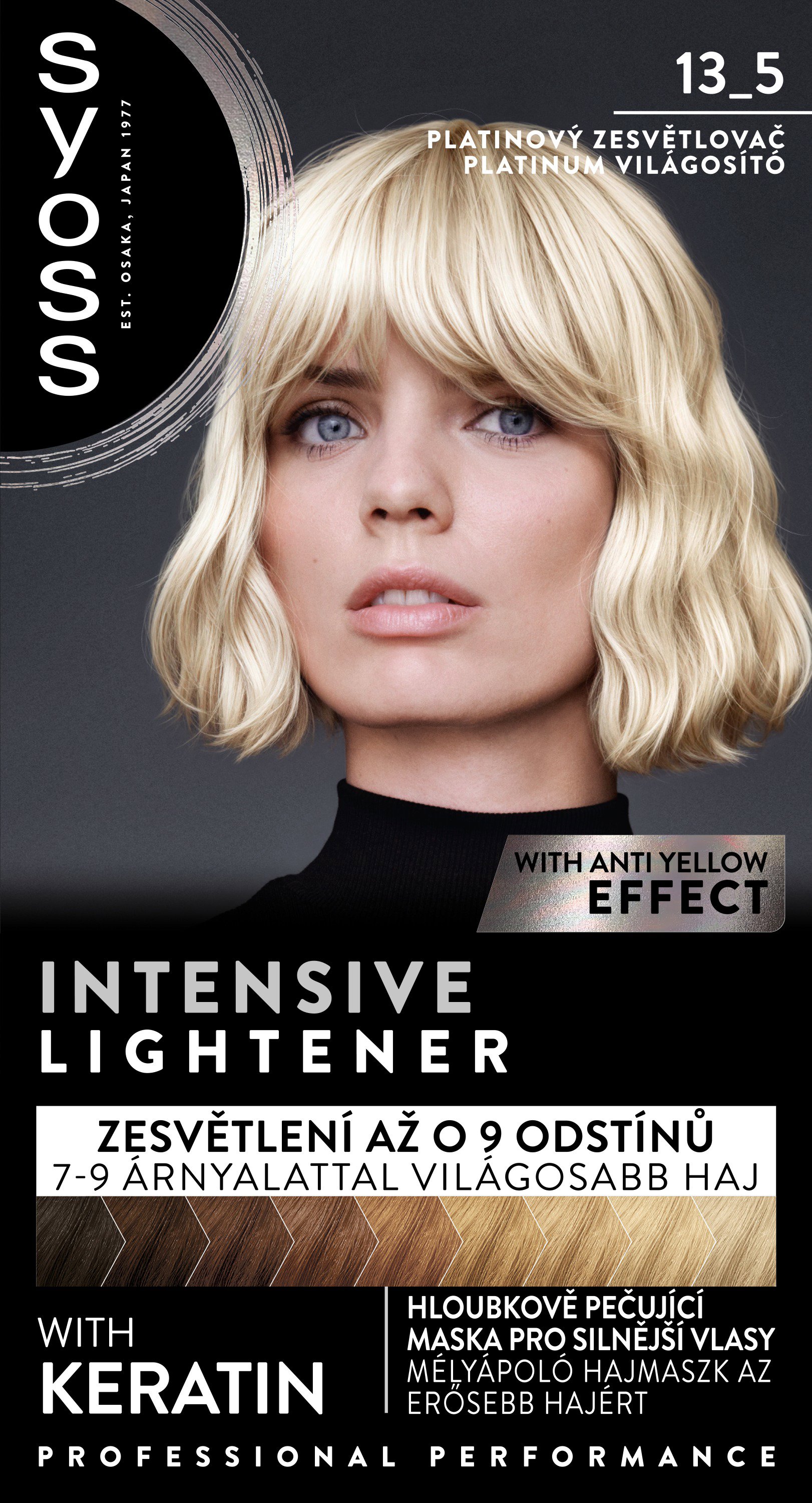 SYOSS Color 13-5 Platinový zosvetľovač 50 ml Zosvetľovač vlasov