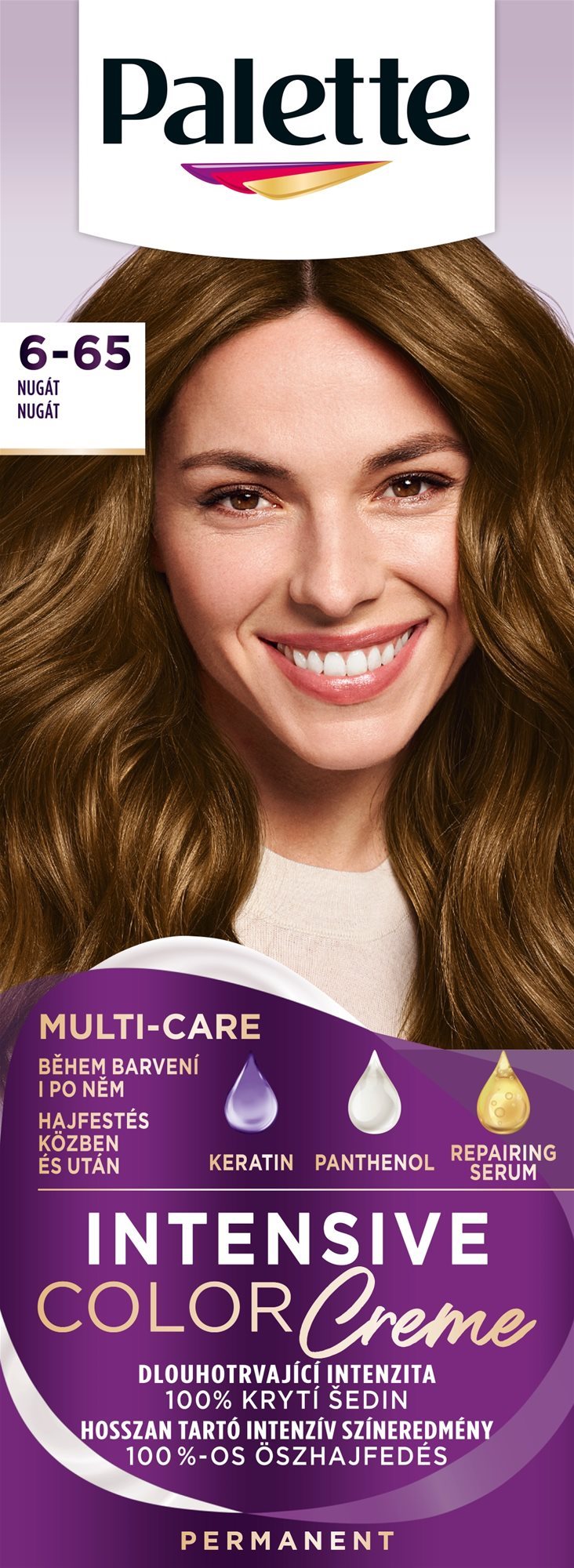 SCHWARZKOPF PALETTE Intensive Color Cream 6-65 (W5) Nugát Farba na...