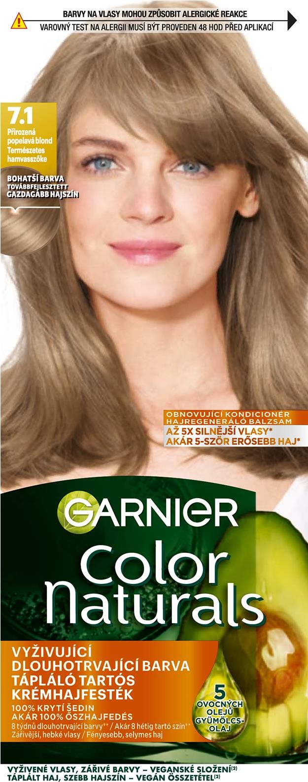 Garnier Color Naturals 7,1 Természetes hamvasszőke Hajfesték