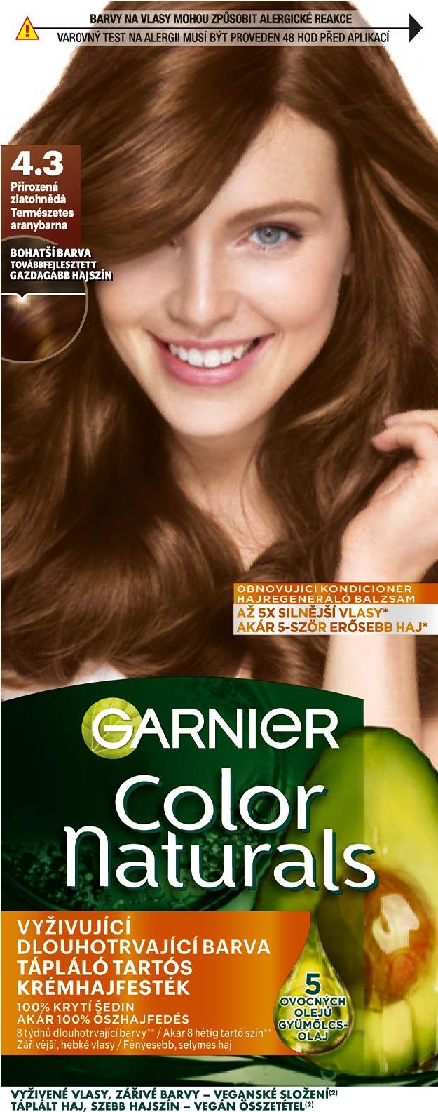 Garnier Color Naturals 4,3 Prirodzená zlatohnedá Farba na vlasy