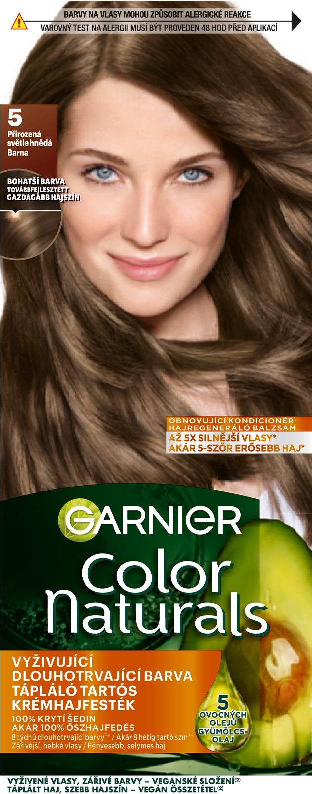 Garnier Color Naturals 5 Természetes világosbarna Hajfesték