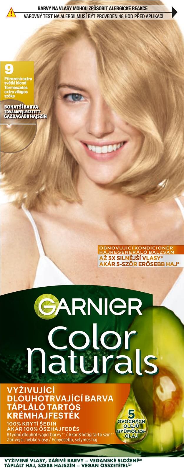 Garnier Color Naturals 9 természetes extra világosszőke Hajfesték