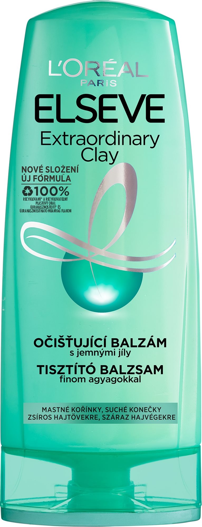 ĽORÉAL PARIS Elseve Extraordinary Clay balzam 200 ml Balzam na vlasy