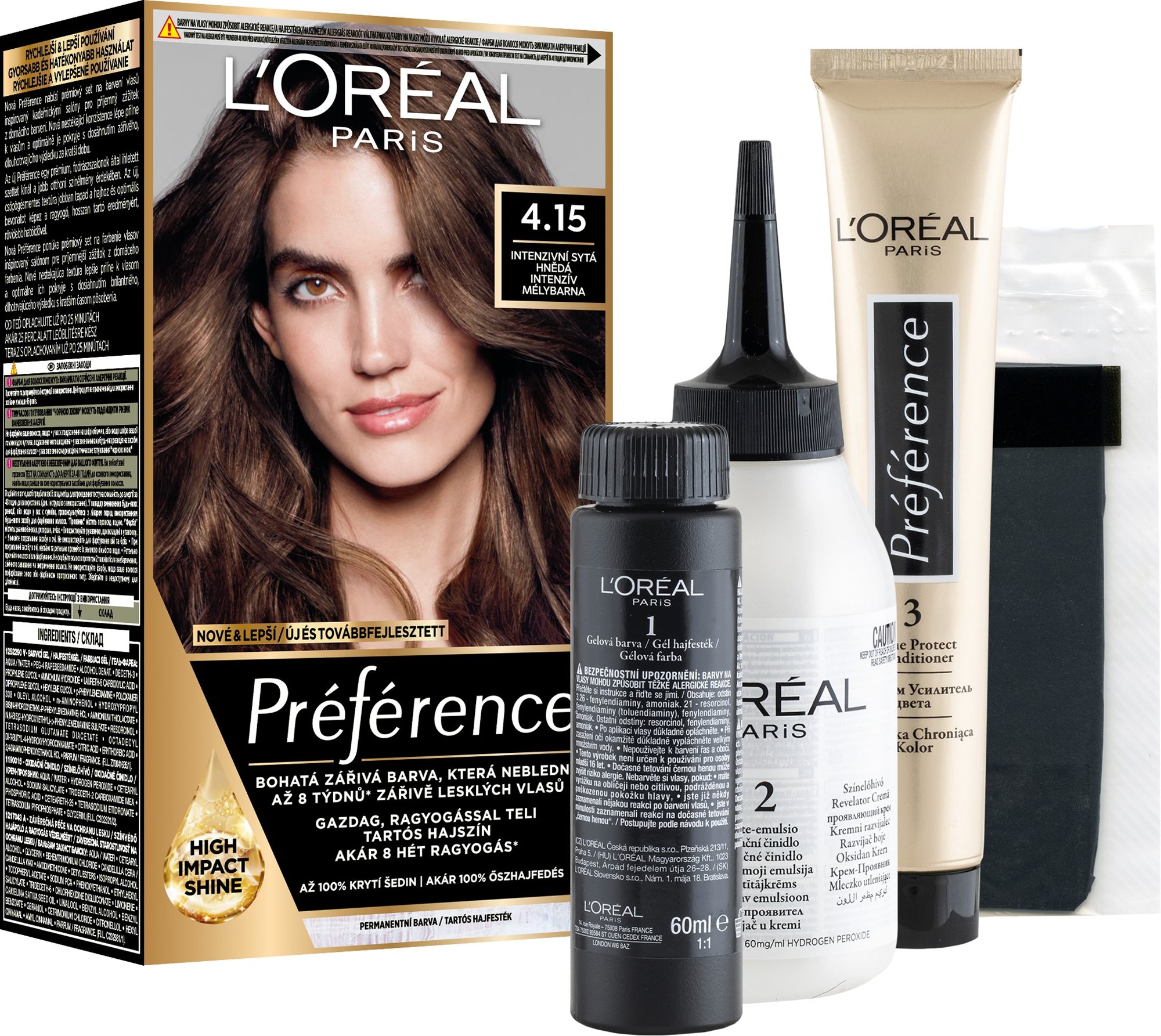 L'ORÉAL PARIS Récital Préférence Caracas 4.15/M1, intenzívna ľadová...