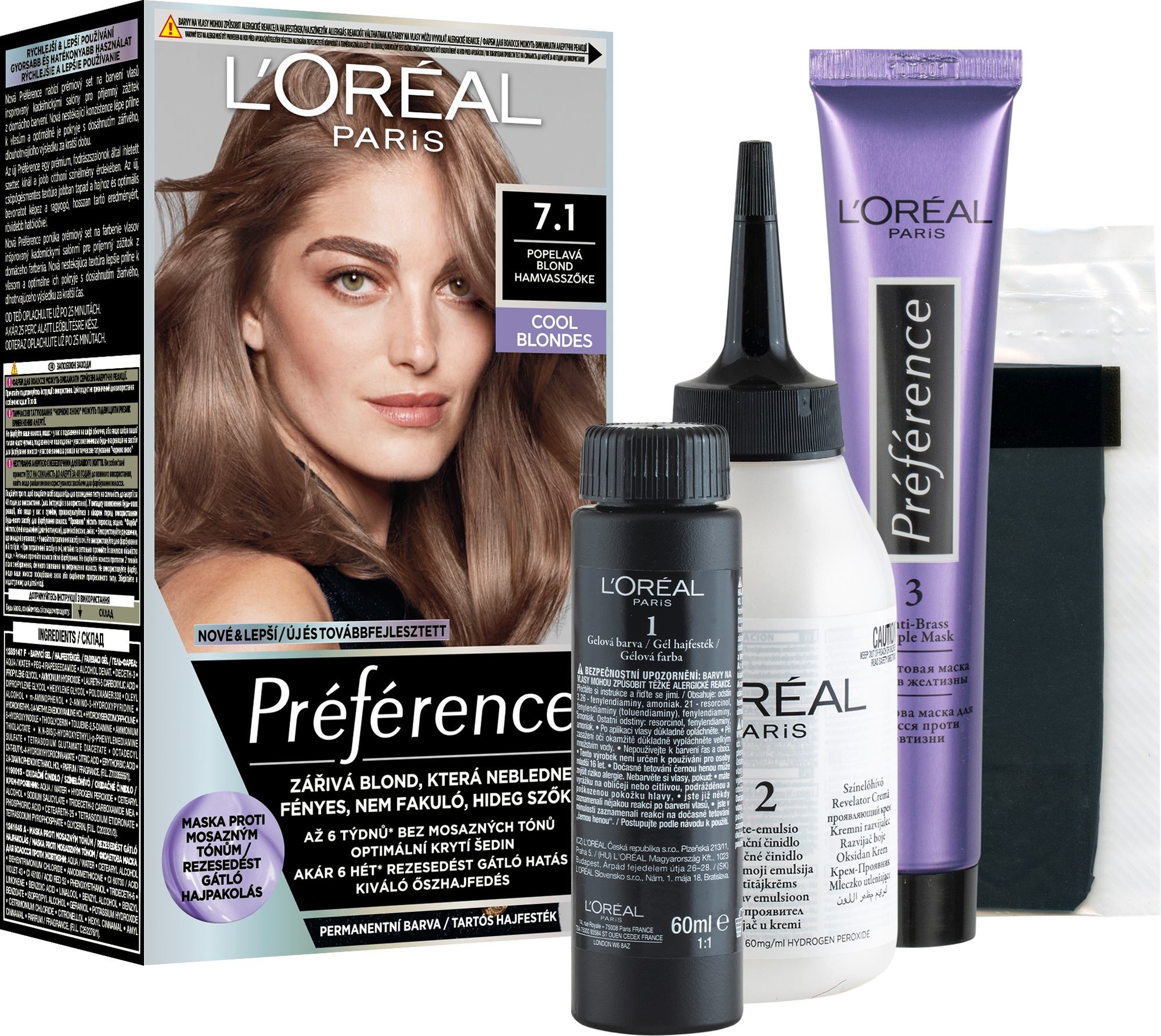 L'ORÉAL PARIS Récital Préférence Island 7.1 blond popolavá Farba na...