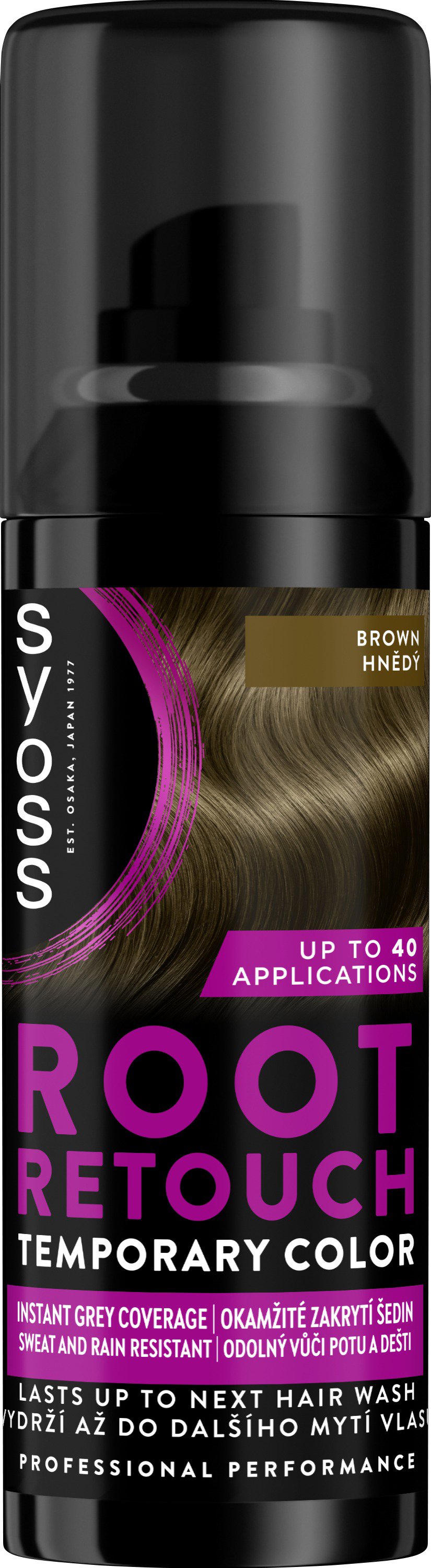 SYOSS Root Retoucher, hnedý, 120 ml Sprej na odrasty